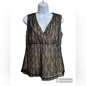 AB Studio lacy blouse